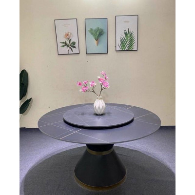 Bộ bàn tròn xoay 2  mâm ghế monet nhập khẩu