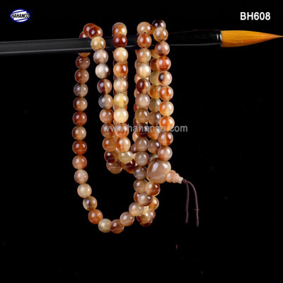 Chuỗi vòng tay/cổ 2 trong 1 với 108 hạt/8mm bằng sừng Trâu và Sừng bò Châu Phi (Đủ màu) BH608 - phong thủy - Tĩnh Tâm 