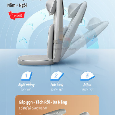 Đệm Massage Toàn Thân 918-7 Chế Độ Massage 3D, Tích Hợp Nhiệt Hồng Ngoại, 3 Cường Độ Xoa Bóp, 3 Mức Rung và Chườm Nóng, hàng chính hãng