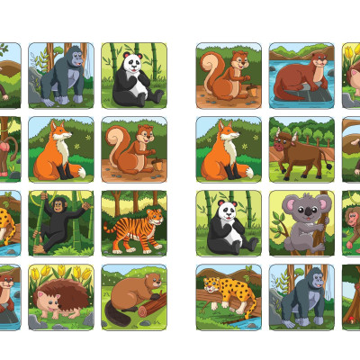 Bé tô màu: Khám phá rừng xanh hùng vĩ (20+ hình dán sticker) (VT)