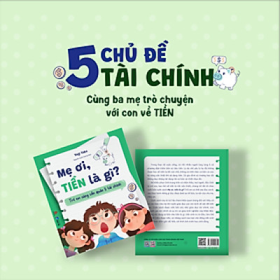 Sách thiếu nhi - Mẹ ơi, TIỀN là gì? - Trẻ em cũng cần quản lí tài chính - Puma Books