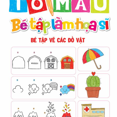 Sách - Bộ Sách Tô Màu - Bé Tập Làm Họa Sĩ (Bộ 4 Cuốn)