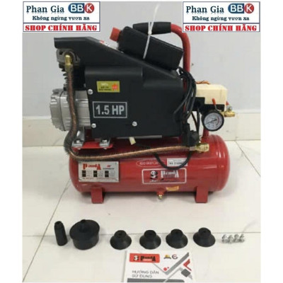 [chính hãƞg] Máy Nén Khí Có Dầu Liền Trục Panda PT-4213 1.5HP 12L, 100% Dây đồng, Bảo hành 1 Năm