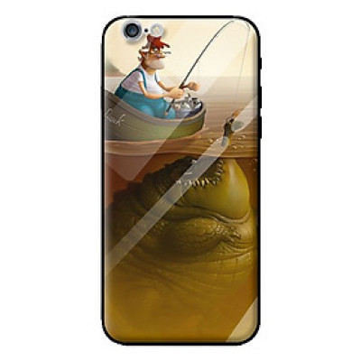 Ốp lưng kính cường lực cho iPhone 6S Plus CÁ SẤU - Hàng chính hãng