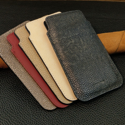 Bao da rút IONECASE cho điện thoại 15 Pro Max, 14 Pro Max, 13 Pro Max..Da Bò Thật mẫu 4