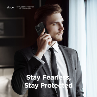 Ốp Lưng Cho iPhone 15 ProMax/ iPhone 15 Pro ELAGO Magnetic Armor Case_ Hàng chính hãng