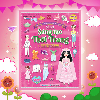 Sách Sáng tạo thời trang: Thời trang đám cưới (Hơn 100 stickers)