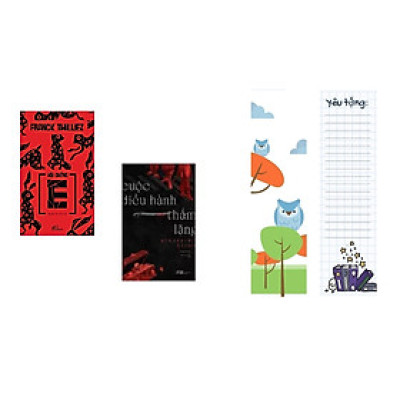 Combo 2 cuốn: Hội Chứng E+ Cuộc Diễu Hành Thầm Lặng (Sách Tiểu Thuyết/Trinh Thám Hấp Dẫn)/ Tặng Bookmark Happy LIfe 