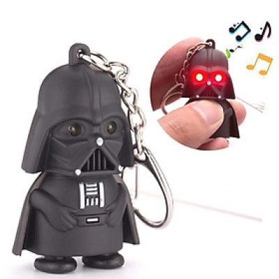 Móc Khóa Chúa Tể Bóng Tối Vader Có Led Và Âm Thanh