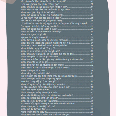 Sách - Kiến Thức Bách Khoa - 10 vạn câu hỏi vì sao - Bí mật cơ thể người (VT)