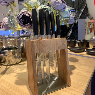 Bộ dao kèm ống cắm Scanpan Classic 6 chi tiết 92030600, thép không gỉ | Hàng chính hãng