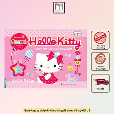Sách - Hello Kitty - Kitty Xinh Xắn Mê Mua Sắm - 3 - 8 Tuổi - Minh Thắng