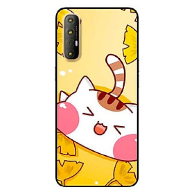 Ốp lưng dành cho Oppo Reno 3 Pro mẫu Mèo May Mắn 3