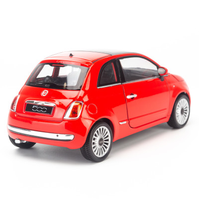 Mô hình xe Fiat 500 2007 1:24 Welly Red - 22514W