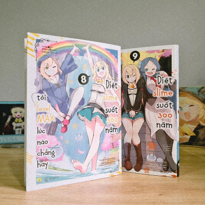 [Combo Manga] Diệt Slime Suốt 300 Năm, Tôi Levelmax Lúc Nào Chẳng Hay - Tập 8 + Tập 9 - Tặng Kèm Booklet 48 Trang + 2 Postcard Hai Mặt Bồi Cứng