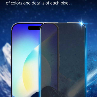 Miếng Dán Cường Lực Chống Chói Chống Vân Tay Mipow KingBull Cho iPhone 16 Pro Max/ 16 Pro/16 Plus/16, ANTI GLARE PREMIUM_Hàng chính hãng