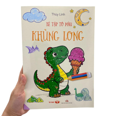 Sách - Bé Tập Tô Màu - Khủng Long