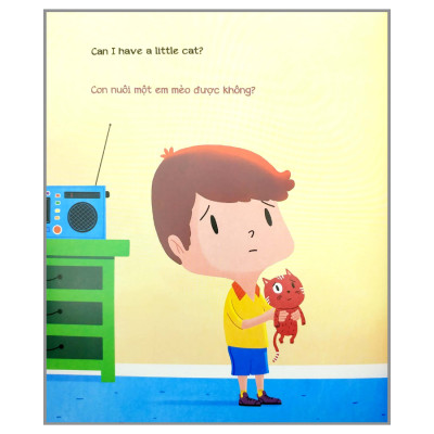 Con Nuôi Một Em Mèo Được Không? - Can I Have A Little Cat? (Sách Song Ngữ Anh - Việt)