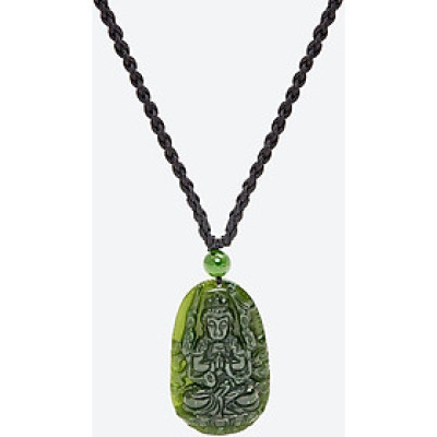 Mặt dây chuyền thiên thủ thiên nhãn bồ tát đá ngọc bích Ngọc Quý Gemstones