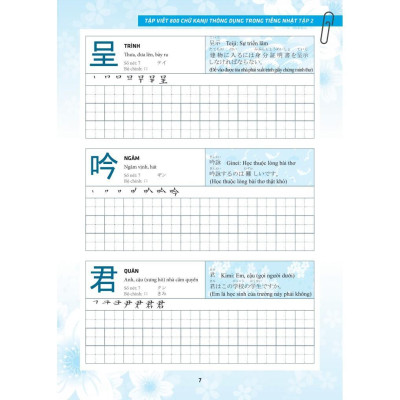 Sách - Tập Viết 800 Chữ Kanji Thông Dụng Trong Tiếng Nhật - Tập 2 - Minh Thắng