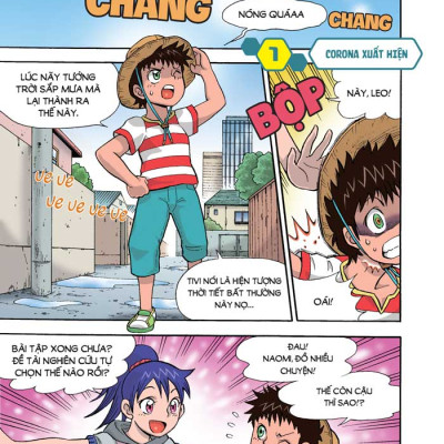 Sách tranh manga Nhiệm vụ khoa học kỳ bí tập 6: Coi chừng! Quái vật bão đến rồi!