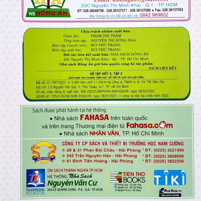 Vở tập viết 3 - Tập 2 (Biên Soạn Theo Chương Trình SGK "Kết Nối Tri Thức Với Cuộc Sống")