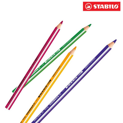 Hộp 12 cây bút chì màu STABILO Trio (CL203/12) - Đen (750)
