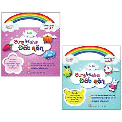 Sách - Cùng Bé Chơi Đất Nặn - Combo 2 Quyển - NXB Phụ Nữ