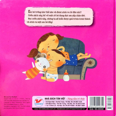 Sách - Giáo Dục Giới Tính - Con Được Sinh Ra Như Thế Nào - Tân Việt Books