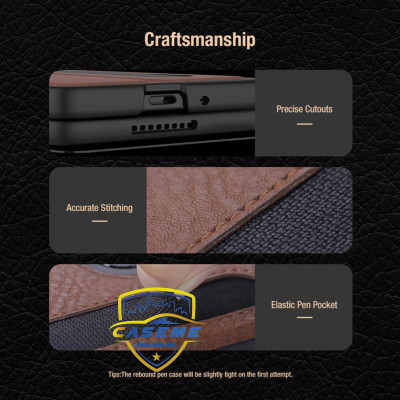 Bao Da Nillkin Aoge Leather Case Chính Hãng Cho Samsung Galaxy Z Fold7 – Sang Trọng, Siêu Bền, Bảo Vệ Toàn Diện - Hàng Chính Hãng