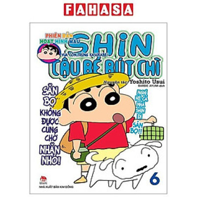 Sách - Shin - Cậu Bé Bút Chì - Phiên Bản Hoạt Hình Màu - Tập 6 - Vua Côn Trùng Kasukabe (Tái Bản 2024)