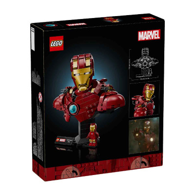 LEGO SUPERHEROES 76327 Đồ Chơi Lắp Ráp Nhân Vật Người Sắt (436 chi tiết)