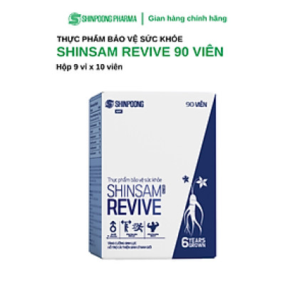 [Hộp 90 Viên] Viên uống SHINSAM REVIVE Tăng cường sinh lực và sinh lý dành cho nam giới - SHINPOONG PHARMA