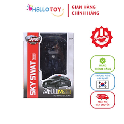 Đồ Chơi Mô Hình Lắp Ráp Xe Hơi Biến Hình HELLO CARBOT Mini Sky Swat