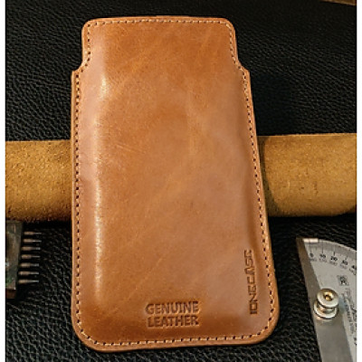 Bao da rút IONECASE điện thoại  15 Pro Max, 14 Pro Max, 13 Pro Max..Da Bò Thật mẫu 8 - Hàng chính hãng