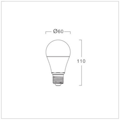 BÓNG ĐÈN LUMAX#BUG LIGHT-810LM/8.5W/E27/2 COLOURS