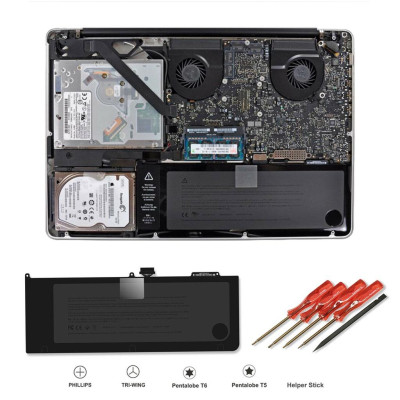 Pin Dành Tương Thích Cho Macbook 13 Unibody A1342 A1331 Late 2009 Mid 2010 Mc234Ll/A Mc233Ll/A TEEEMO PC Hàng Nhập Khẩu New Seal