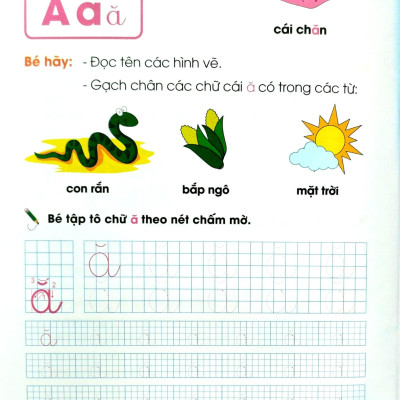 Cùng Bé Bước Vào Lớp 1 - Bé Học Chữ Cái Và Tập Tô Abcd