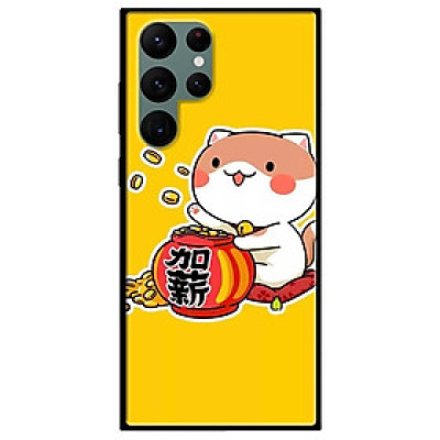 Ốp lưng dành cho Samsung Galaxy S22 - S22 Plus - S22 Ultra - mẫu Mèo vung Tiền