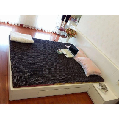 Chiếu Hạt Gỗ Cẩm Cao Cấp - Kích Thước 1,5mx1,9m hạt 1.2cm ( video , hình thật )