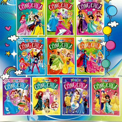 Sách - Tô Màu Công Chúa - Tập 6