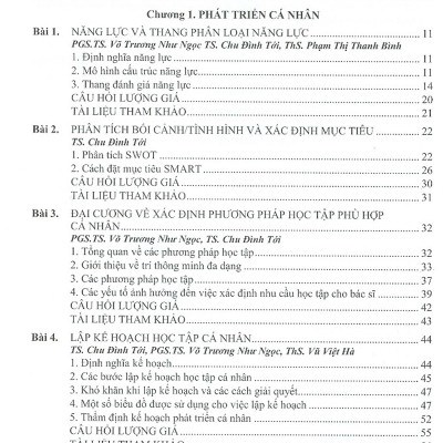 Phát triển cá nhân và tính chuyên nghiệp trong nha khoa - Sách dùng cho khoa Răng Hàm Mặt 