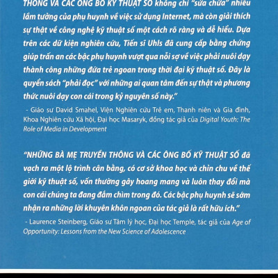 Những Bà Mẹ Truyền Thông Và Các Ông Bố Kỹ Thuật Số