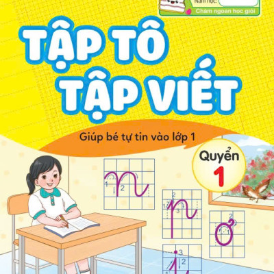 Sách Combo 5 cuốn: Tập tô tập viết và làm quen với toán (Hành trang vào lớp 1)