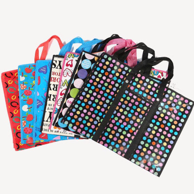 Túi Đựng Quần Áo Giỏ Đựng Đồ Chăn Mền Chống Thấm Nước Hoa Văn Đẹp Chất Liệu Bạt Dày Dặn Có Lựa Chọn Mẫu Sọt - Giao Mẫu Ngẫu Nhiên