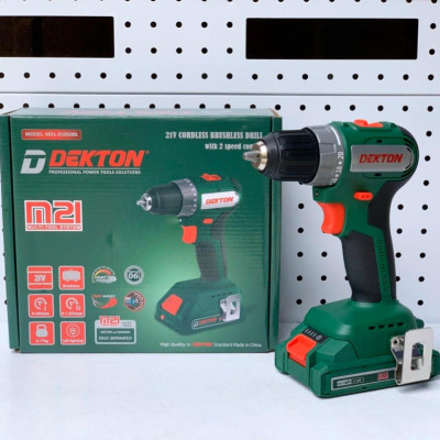 MÁY KHOAN VÍT DÙNG PIN 21V 50Nm SỬ DỤNG CHÂN PIN PHỔ THÔNG DEKTON M21-D1050BL - HÀNG CHÍNH HÃNG