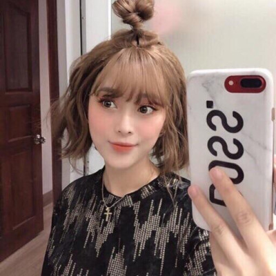 Tóc giả cao cấp víc xù + tặng lứoi chùm tóc- hình thật