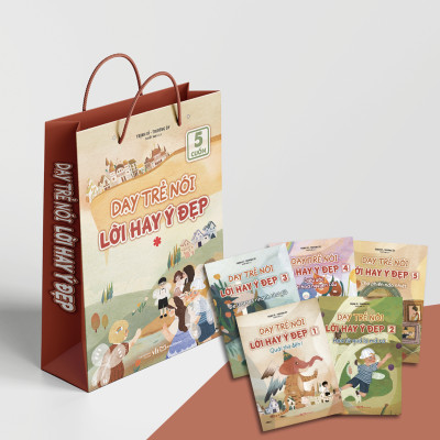 Combo Dạy Trẻ Nói Lời Hay Ý Đẹp - Túi 1 (Từ Quyển 1 Đến 5)