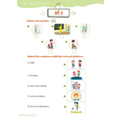 Sách - 50 Đề Tăng Điểm Nhanh Tiếng Anh Lớp 4 - MCBooks