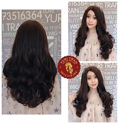 Tóc giả mái xéo cao cấp- tặng lứoi- hình thật